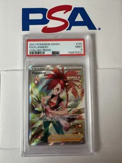 2021 Pokemon SWSH Chilling Reign Flannery #191/198 PSA 9 - Image 1
