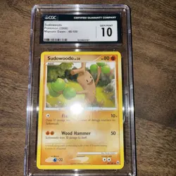 Pokemon TCG Sudowoodo 48/100 Majestic Dawn Regular CGC 10 Gem Mint - Image 2