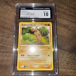 Pokemon TCG Sudowoodo 48/100 Majestic Dawn Regular CGC 10 Gem Mint - Image 3