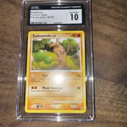 Pokemon TCG Sudowoodo 48/100 Majestic Dawn Regular CGC 10 Gem Mint - Image 4
