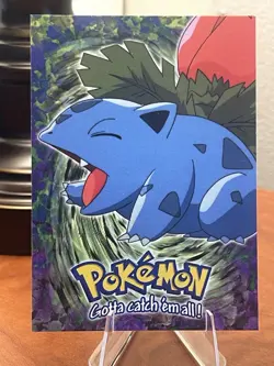 Ivysaur #E2 Pokemon 1999 Topps Movie Evolution-Blue Logo-regular-NM - Image 1