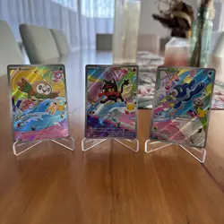 Pokemon TCG First Partners Series 1 Gen 7 Alola Starters COMPLETE SET of 3 - NM - Image 1