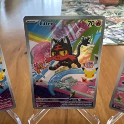 Pokemon TCG First Partners Series 1 Gen 7 Alola Starters COMPLETE SET of 3 - NM - Image 3