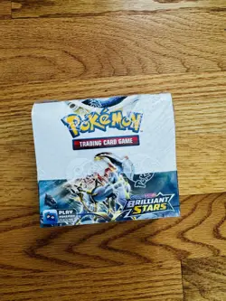 Pokemon TCG Sword & Shield Brilliant Stars Booster Box - Factory Sealed - Image 1