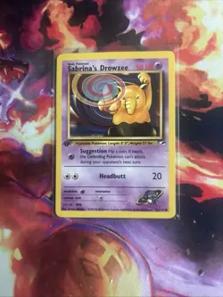 Sabrina's Drowzee - 1st Edition - 92/132 Gym Heroes- WOTC - Pokemon TCG - NM/LP - Image 1