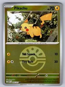 PIKACHU (FRIEND BALL) 055/217 REVERSE HOLO COMMON ASCENDED HEROES POKEMON - Image 1