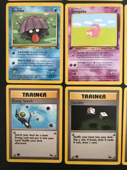Complete 1st Edition Commons Pokemon Fossil Set WOTC Vintage NM/LP - Image 4