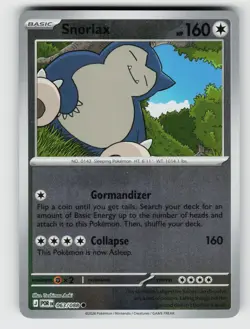 Snorlax 063/088 Perfect Order C Reverse Holo NM/M Pokemon - Image 1