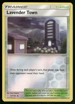 2019 Pokemon Lavender Town Uncommon Team Up 147/181 Reverse Holo NM - Image 1