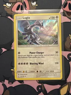 Pokemon TCG Lugia Holo Rare 131/181 Sun & Moon Team Up - NM - Image 1
