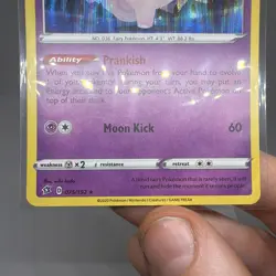 Pokemon Clefable Holo Rare SWSH02: Rebel Clash 075/192 LP+ - Image 2