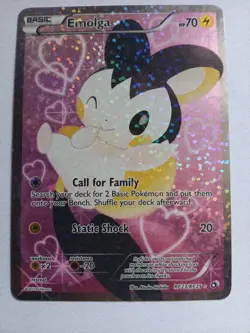 Pokemon Emolga RC23/RC25 Legendary Treasures Ultra Rare Full Art Holo - Image 1