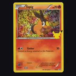 Tepig 13/25 McDonald's Collection HOLO 2021 Pokemon TCG NM - Image 1