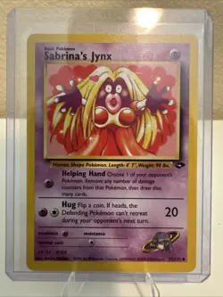 Pokemon TCG Sabrina's Jynx Gym Challenge 57/132 1995 - Image 1