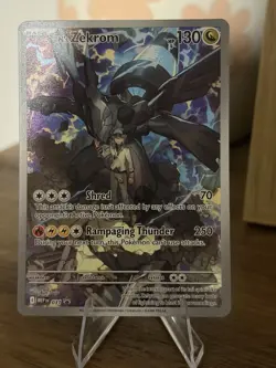 Pokemon TCG: N's Zekrom 031 Me: Mega Evolution Promo Holo NM - Image 1