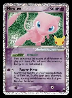 Mew ex 88/92 Celebrations Pokemon NM - Image 1