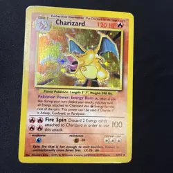 Charizard 4/102 Base Set Holo Rare Vintage Pokemon Card WOTC 1999 LP/MP - Image 4
