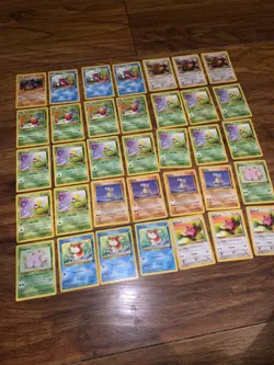 150+ vintage Pokemon cards from Jungle set. Uncommon & common bulk - Image 4