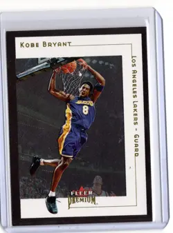 2001-02 Fleer Premium Kobe Bryant #77 Los Angeles Lakers Black Mamba - Image 1