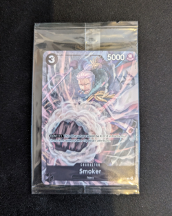 Smoker P-025 Promo Sealed English One Piece Card Game - Image 1