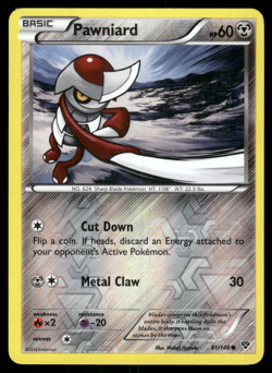 Pokemon TCG - XY - Pawniard 81/146 Reverse Holo - P - Image 1