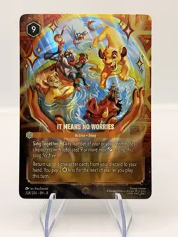 Disney Lorcana Enchanted - It Means No Worries 208/204 Reign of Jafar - Image 1