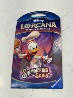 Disney Lorcana TCG Shimmering Skies Sleeved Booster Pack NEW FACTORY SEALED - Image 1
