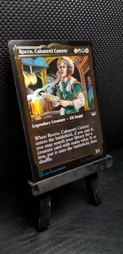 Streets Of Capenna MTG Rocco, Cabaretti Caterer #397 (Gilded Foil) - Image 2