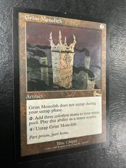 Grim Monolith Urza’s Legacy Magic The Gathering - Image 3