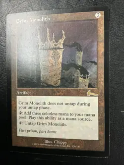 Grim Monolith Urza’s Legacy Magic The Gathering - Image 4