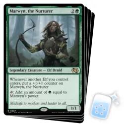 MARWYN, THE NURTURER X4 Foundations Jumpstart Magic MTG MINT CARD - Image 1