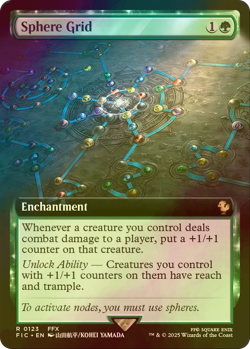 MTG FOIL Sphere Grid Extended Art English - Image 1