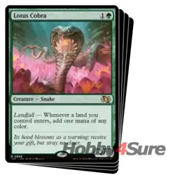 Lotus Cobra X4 M/NM Magic: The Gathering MTG Foundations Jumpstart - Image 1