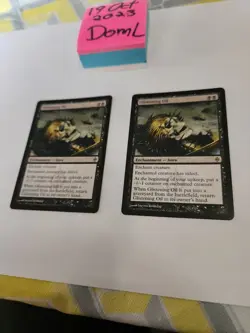 Glistening Oil Mtg Black Rare Card New Phyrexian LP/ENG x1 - Image 2