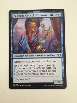 Padeem Consul of Innovation MTG Magic the Gathering Card NM Near Mint CMM - Image 1