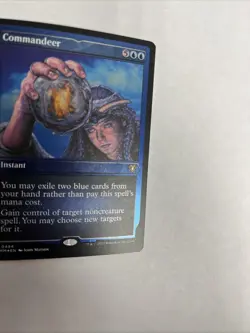 Commandeer Foil Etched Commander Masters Card #0484 MTG LP - Image 2