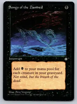 Songs of the Damned Common Ice Age Magic: The Gathering Lightly Played - Image 1