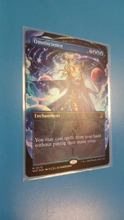 Omniscience Wilds of Eldraine Enchanting Tales Anime Borderless Foil - Image 3