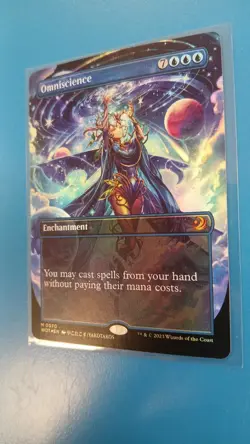 Omniscience Wilds of Eldraine Enchanting Tales Anime Borderless Foil - Image 4