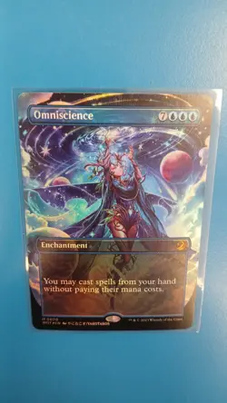 Omniscience Wilds of Eldraine Enchanting Tales Anime Borderless Foil - Image 5
