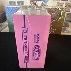 Pokemon SWSH08: Fusion Strike ETB! Elite Trainer Box! Factory Sealed! Small hole - Image 5