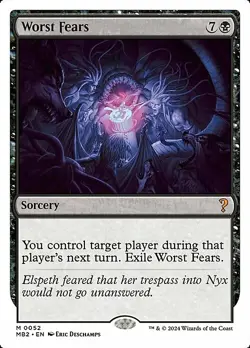 Magic The Gathering MTG WORST FEARS Mystery Booster 2 NM Near Mint - Image 1