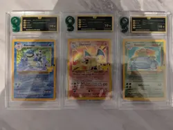 Pokemon Celebrations Base Set - Charizard Blastoise Venusaur TRIO SET - OG 10+ - Image 1
