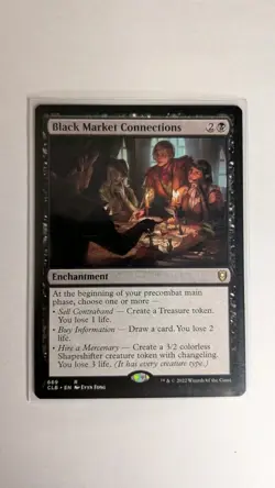 MTG - Black Market Connections - CLB - 669 - Rare - NM - Image 1