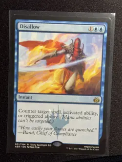Aether Revolt Disallow #31 MTG NM - Image 1