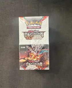 Pokemon TCG Obsidian Flames Half Booster Box 18 Packs New & Sealed - Image 1