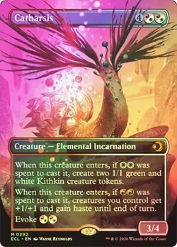 Catharsis Foil Showcase Lorwyn Eclipsed NM MTG - Image 1