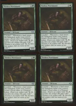 4x Tireless Provisioner Uncommon LP/NM Modern Horizons 2 Playset Magic Gathering - Image 3