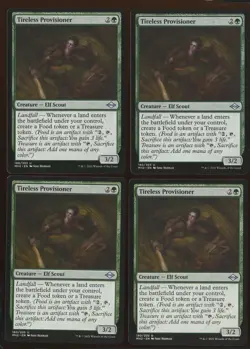4x Tireless Provisioner Uncommon LP/NM Modern Horizons 2 Playset Magic Gathering - Image 5