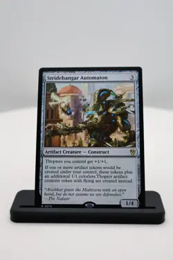 2x Stridehangar Automaton NM R Aetherdrift Commander (DRC) MTG Magic - Image 3
